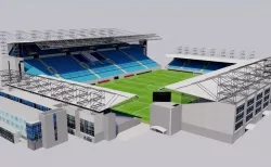 Arena Khimki - Moscow  Low-poly  3D model