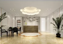 Beauty salon reception hall spa center 02 3D model