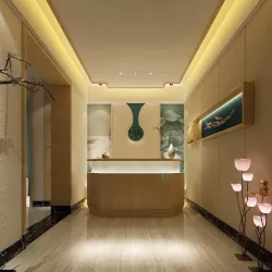Beauty salon reception hall spa center 04 3D model