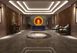 Beauty salon reception hall spa center 08 3D model