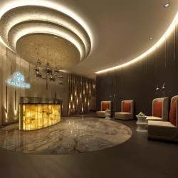 Beauty salon reception hall spa center 10 3D model