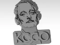 Bill Murray - BFM - KCCO - theChive - Keychain