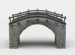 Bridge Low-poly  3D model