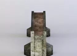 Bridge Low-poly  3D model