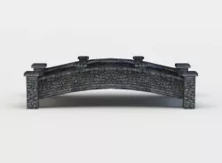 Bridge Low-poly  3D model