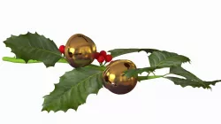 Christmas jingle bell branch 3D model