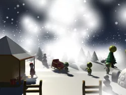 ChristmasVSZombies Low-poly  3D model