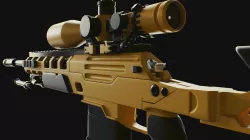 COD Bo2 ballista sniper high poly 3D model