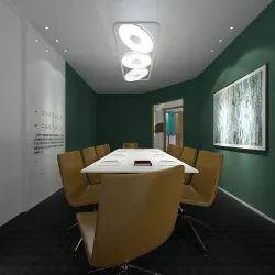Conference room office reception hall 32 3D model