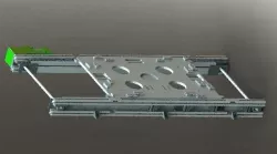Conveyor belt of the chain 3D model