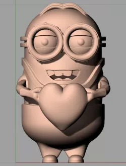 Crafts Decoration Sculpture Model Minions C093 3D model