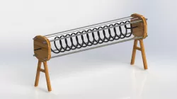 cylindrical solar water heater