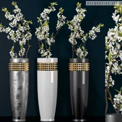 Decorative vase set 27 3D model