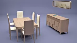 Dining Furniture Set 3D model