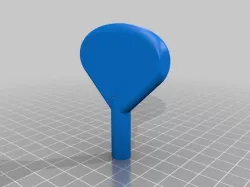 Drum head tuning key (with customisable text)