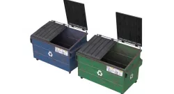 Dumpster 1 Low-poly  3D model