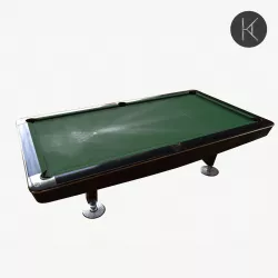 Dynamic II pool table Low-poly  3D model