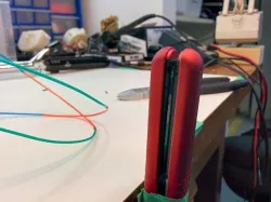 Filament joiner for multicoloured 3D prints