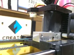 FlashForge Replicator Removed Extruder Spacer Block