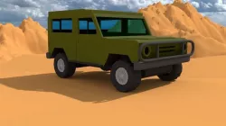 Four Wheel Drive Jeep 3D model