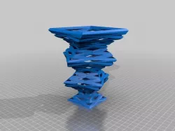 Funky Candle Holder [f3d-2]