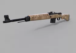 Gewehr 43 German WW2 Semi-Automatic Rifle 3D model