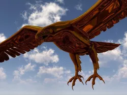 Golden Eagle Low-poly  3D model