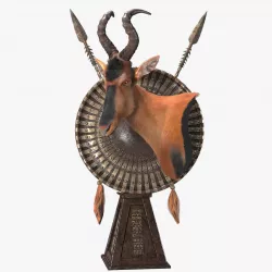 Hartebeest Trophy model 3D model