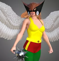 Hawkgirl - Hawkwoman 3D model