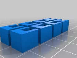 Heat bed glass clamps (MakerFarm i3)