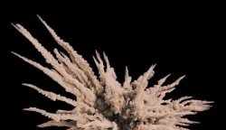 Houdini - Dirt bomb explosion asset scene file Low-poly  3D model