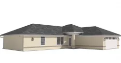 House-022 Low Poly 3D model