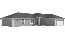 House-023 Low Poly 3D model