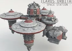 Icarus Orbital - Space Station 3D model