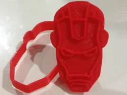 Iron Man cookie cutter v2