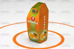 Juice Carton Pack Low-poly  3D model