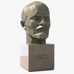 Lenin Monument Low-poly  3D model