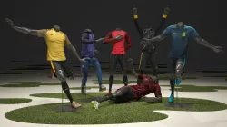 Male mannequin Nike Football pack  3D model