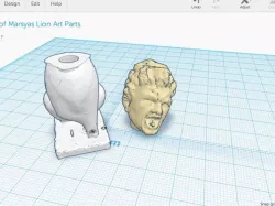 Marsyas Lion Interchangable Art Parts