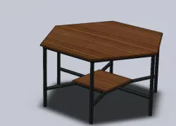 Mesa hexagonal / hexagonal table