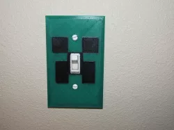 Minecraft Creeper Light Switch Cover
