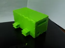 Modular RepRap RAMPS Electronics Case with clips and back wall