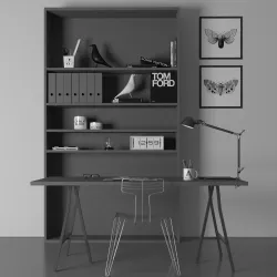Monochrome Interior 3D model