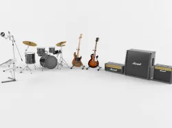 Musical Instruments 3D model