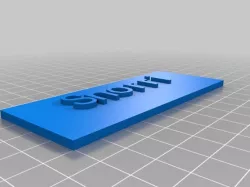 My Customized Custom name plate