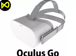 Oculus Go Headset 3D model