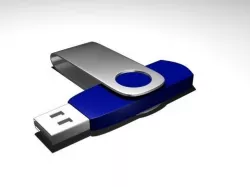 Pen Drive Low-poly  3D model