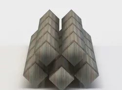 Pipes Low-poly  3D model