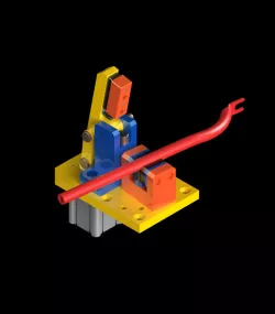 PNEUMATIC CLAMPING C CLAMP