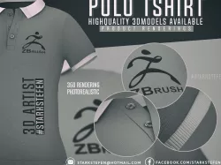 POLO TSHIRT Low-poly  3D model